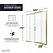 Anzzi 60 in. x 70 in. H Sliding Framed Shower Door in Brushed Gold w/ Tsunami Guard Tempered Clear Glass SD-AZ15-01BG - alternate 4